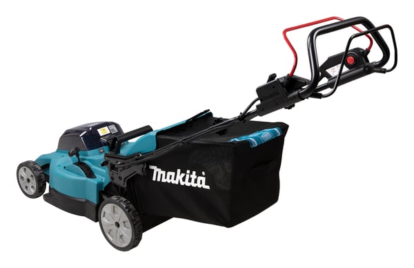 Miniatyrbillede 9 af 18: Makita DLM481Z plæneklipper Skubbe plæneklipper Batteri Sort, Blå, Metallic