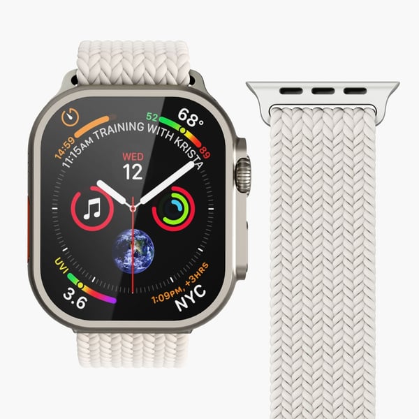 Miniatyrbillede 4 af 4: Vonmählen Woven Loop Rem Cremefarvet Nylon
