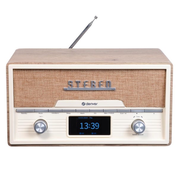 Denver MDA-525LW Trä Personlig CD-spelare