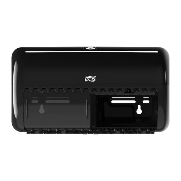 Miniatyrbillede 2 af 4: Tork 557008 dispenser til toiletpapir Sort Plast Rulletoiletpapir automat