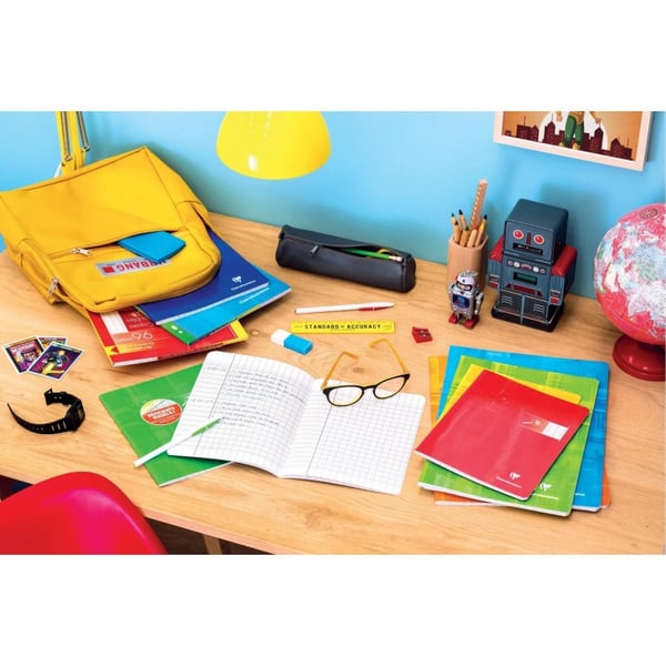 Clairefontaine 63396C blok og notesblok 48 ark Forskellige farver