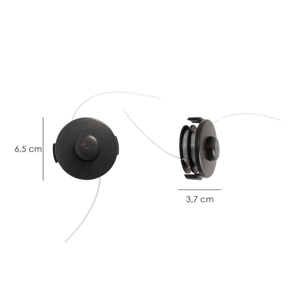 Pikkukuva 4 / 5: Wolfpack Cabezal Nylon Repuesto Recortabordes 250 Watt. (Codigo 08052000)