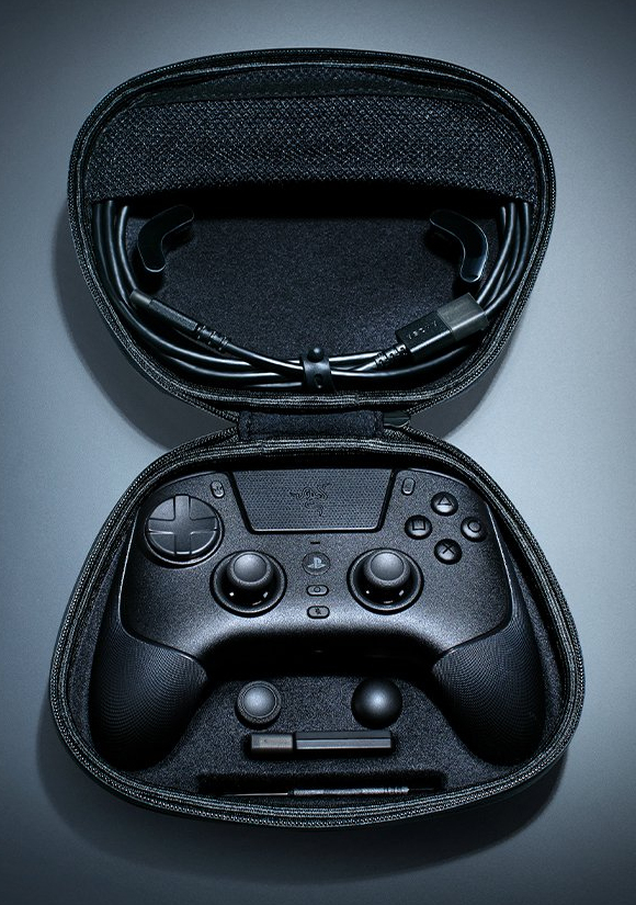 Razer Raiju V3 Pro Sort RF/USB Gamepad Analog PC, PlayStation 5
