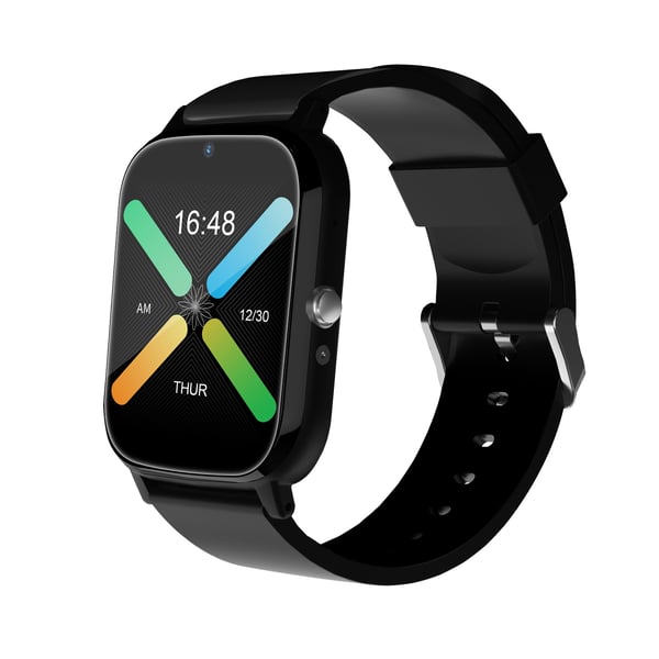 DCU Advance Tecnologic Senior 4,29 cm (1.69") LCD 26 mm Digital 360 x 360 pixel Berøringsskærm 4G Sort Wi-Fi GPS (satellit)