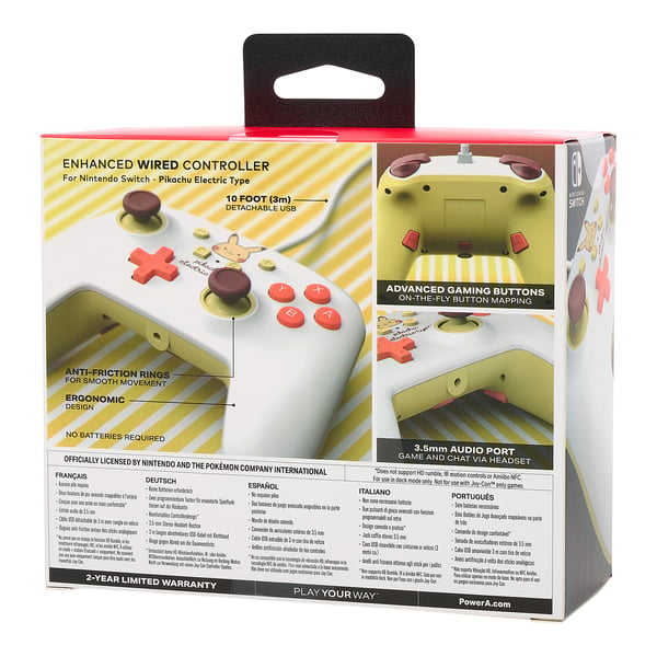 PowerA PA1522661-01 Flerfarvet USB Gamepad Analog/digital Nintendo Switch