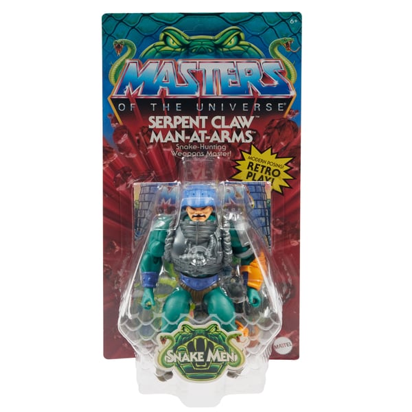 Masters of the Universe Origins Serpent Claw Man-At-Arms -toimintahahmo