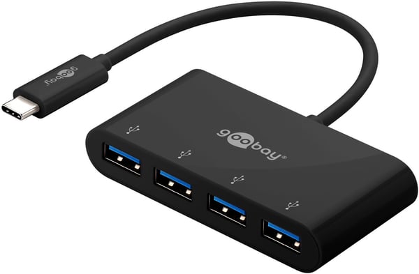Miniatyrbild 4 av 4: Goobay 61073 gränssnittshubbar USB Type-C 5000 Mbit/s Svart