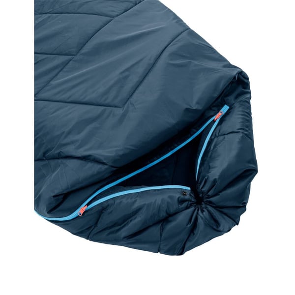 Miniatyrbild 4 av 4: VAUDE Navajo 900 II S Vuxen Rektangulär sovsäck Återvunnen polyester Blå