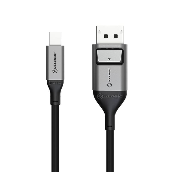 ALOGIC ULMDPDP02-SGR DisplayPort kabel 2 m Mini DisplayPort Sort, Grå