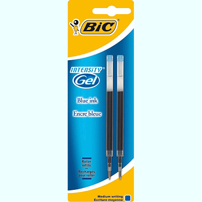 BIC Reaction Gel, x2 Mellem Blå 2 stk