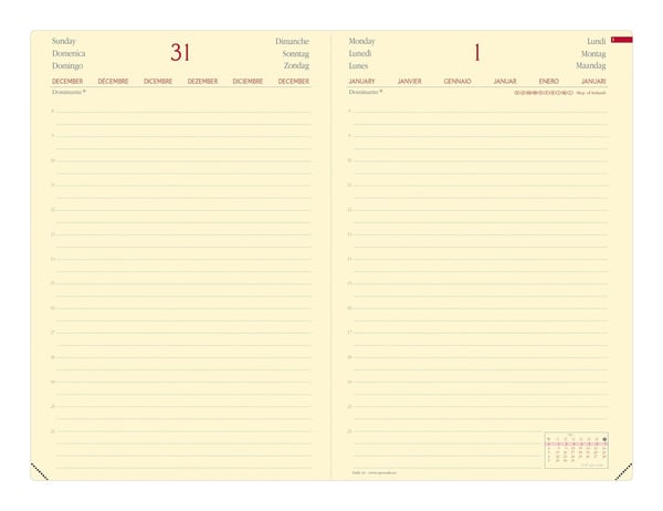 Miniatyrbillede 2 af 2: Quo Vadis Silk personlig timemanager Syntetisk Sort