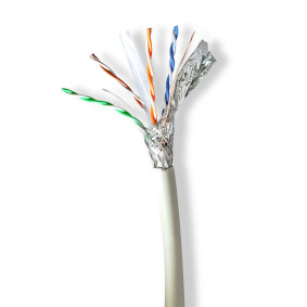 Miniatyrbillede 1 af 2: Nedis CCBG8538GY100S netværkskabel Grå 100 m Cat6a S/FTP (S-STP) Rund