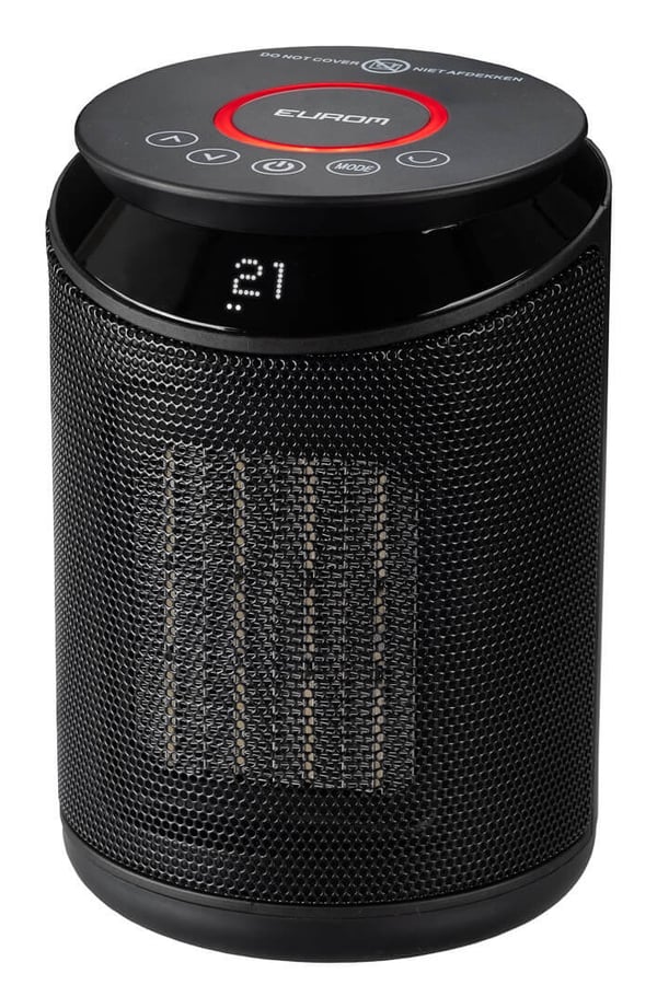 Miniatyrbillede 12 af 12: Eurom Hot Shot 2000 Wifi Indendørs Sort 2000 W Blæser med elektrisk områdevarmer