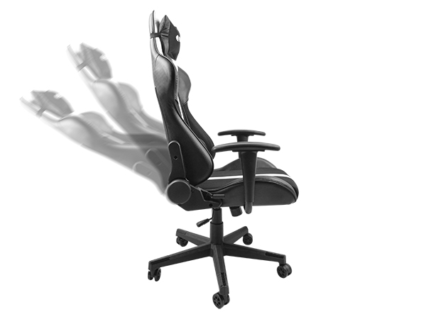 Miniatyrbild 10 av 11: FURY AVENGER XL Universal spelstol Stoppad sits Svart, Vit