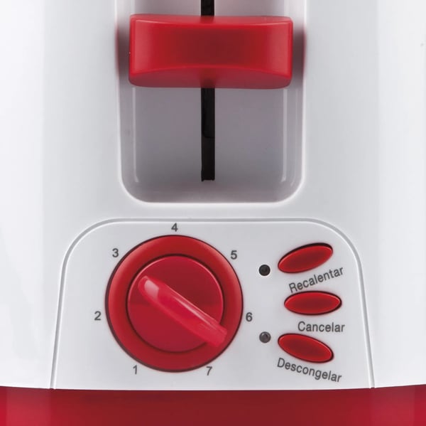 Miniatyrbillede 3 af 5: G3 Ferrari G10179 brødrister 7 2 skive(r) 800 W Rød, Hvid