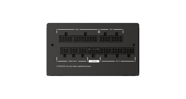 Pikkukuva 5 / 5: Ocypus IOTA-P1200-G1FFBK024X-EU virtalähdeyksikkö 1200 W Musta