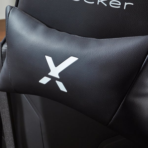 X Rocker 2021032 video spillestol Gaming lænestol Polstret sæde Sort