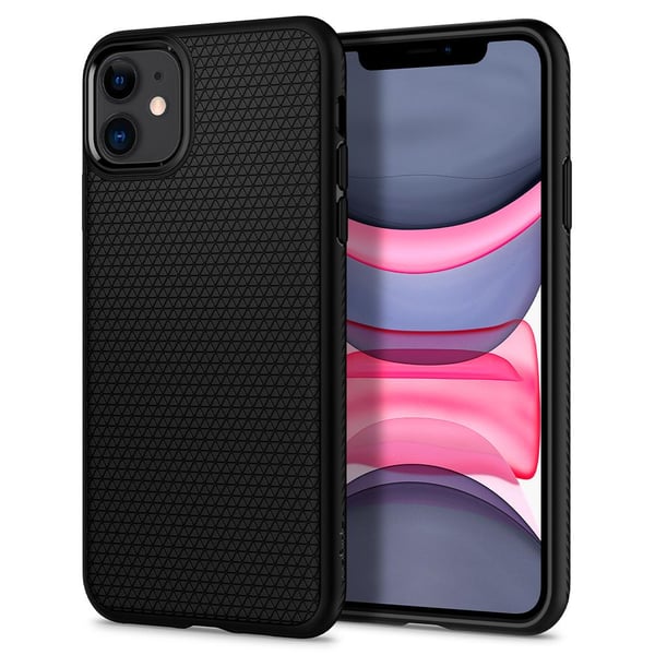 Spigen Liquid Air mobiltelefon etui Cover Sort Spigen Liquid Air mobiltelefon etui Cover Sort