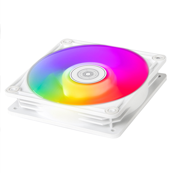 Silverstone VISTA 120 ARGB Bundkort Ventilator 12 cm Hvid 1 stk