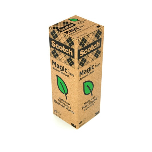 Scotch 900-1933-9 Papperstejp 33 m Transparent 9 styck