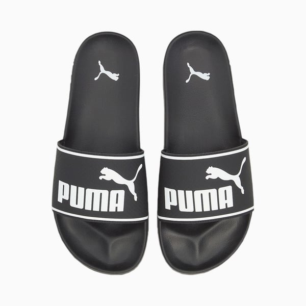 PUMA 384139_01_43 klipklap og badesandal Hanstik Sort, Hvid