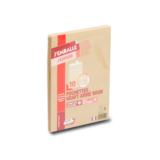 GPV France 35021 kuvert C5 (162 x 229 mm) Brun 10 stk