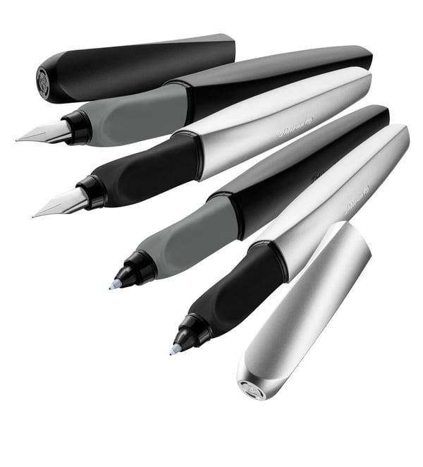 Miniatyrbild 5 av 7: Pelikan Twist P457 reservoarpennor Påfyllning med bläckpatronssystem Svart 1 styck