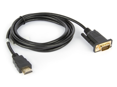 Hamlet XVCHDM-VGA180 videokabeladapter 1,8 m HDMI Typ A (standard) VGA (D-Sub) Svart