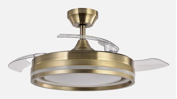 Fabrilamp 208691314 kodinpuhallin Kulta
