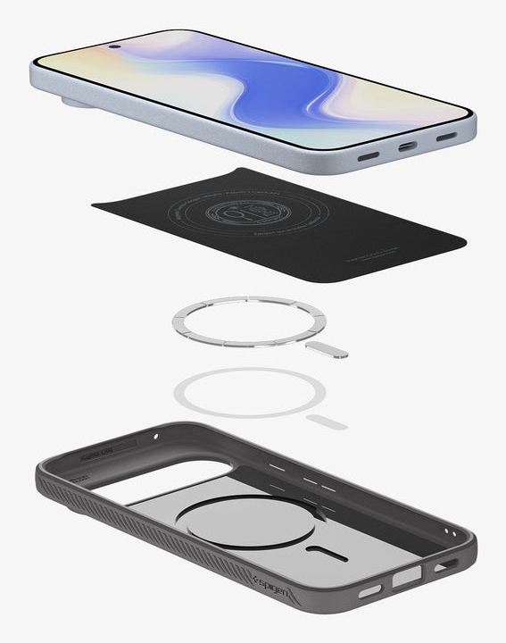 Miniatyrbillede 2 af 9: Spigen Liquid Air (MagFit) mobiltelefon etui 16 cm (6.3") Cover Grå