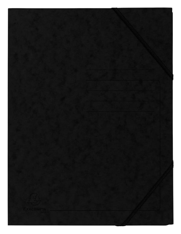 Miniatyrbild 1 av 3: Exacompta 555411E mappar Kartong Svart A4
