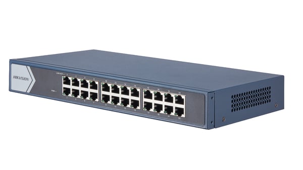 Hikvision DS-3E0524-E(B) nätverksswitchar Ohanterad L2 Gigabit Ethernet (10/100/1000) Grå