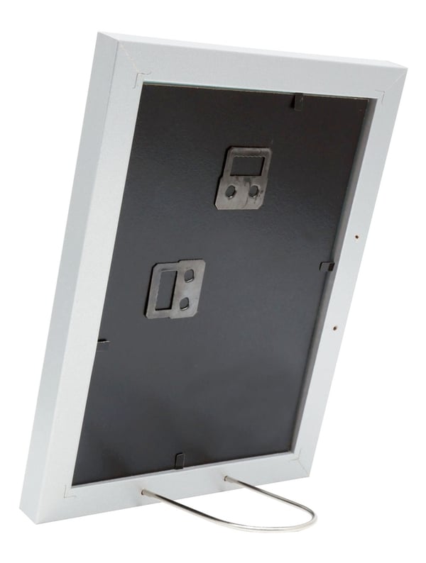 Deknudt S66KD1 P1 20x20 hout zilver met passepartout Enkelt billedramme Sølv