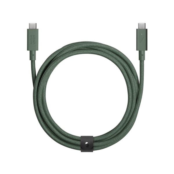 Native Union Belt USB-kabel USB 2.0 2,4 m USB C 0,48 Gbit/sek. 240 W Grøn