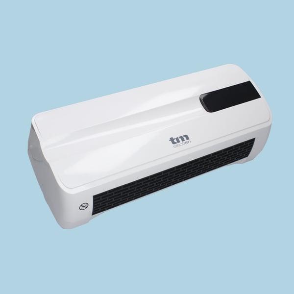 TM Electron TMFH320 elektrisk rumsvärmare inomhus Svart, Vit 2000 W Elektrisk konvektionsvärmare