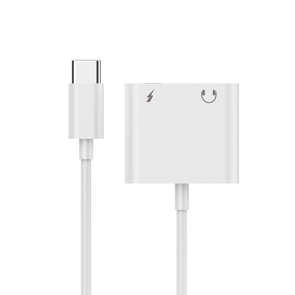 Gembird GMB Audio A-CM-3.5FP-01 kabel kønsskifter 4-pins 3.5 mm, USB Type-C USB type-C Hvid