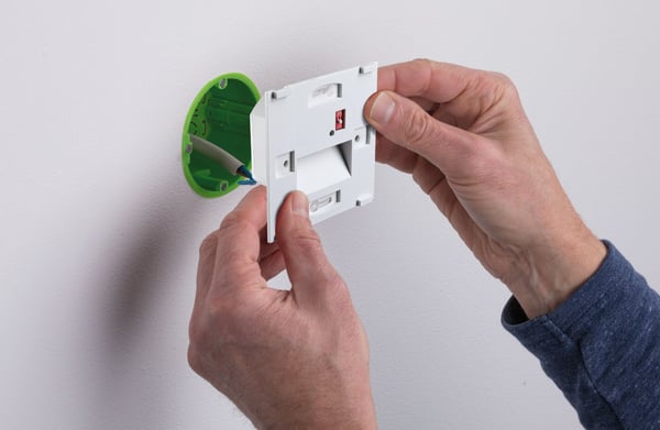 Miniatyrbild 2 av 13: VÄGG EBL SET 1X1W LED / PAULMA TSARO KANTIG VIT 79999