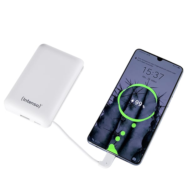 Intenso XC10000 Lithium polymer (LiPo) 10000 mAh Hvid