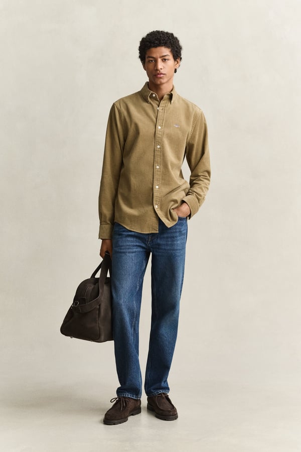 Gant 3250351-264 Skjorta Button down-krage Långärmad Bomull