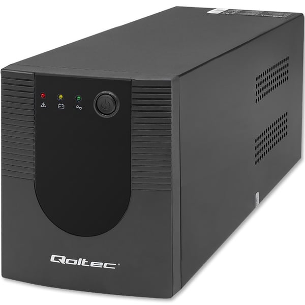 Qoltec 53777 UPS-enhed Interaktivt indgangsstik 2 kVA 1200 W 4 AC stikkontakt(er)