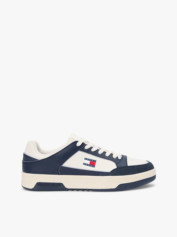 Miniatyrbillede 1 af 7: Tommy Hilfiger 8721289549005 mode sneakers Hanstik Beige, Marineblå