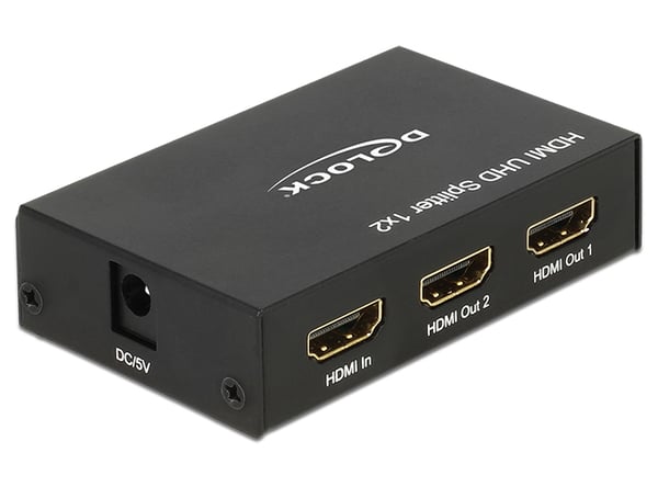 DeLOCK 18682 bilddelare HDMI 2x HDMI