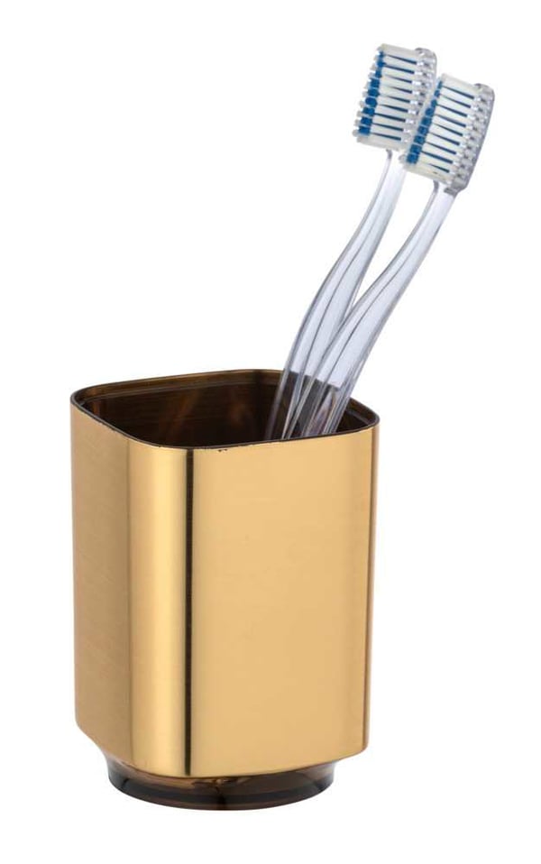 Miniatyrbild 2 av 2: WENKO 24160100 tandborstmugg Plast Torg Single Fristående badrumsglas