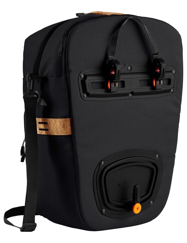 Miniatyrbillede 5 af 5: VAUDE eBack Single Bagside Cykeltaske 28 L Polyester, Polyurethan Sort