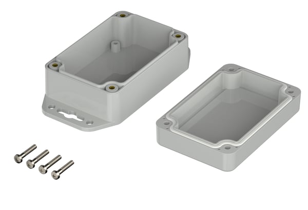 Miniatyrbillede 2 af 2: Bopla XT 090604 WL 7035 elektrisk skab IP66, IP68