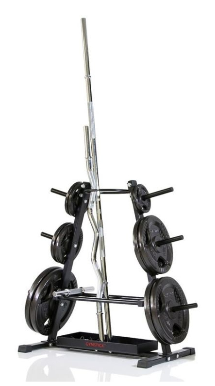 Gymstick IP-RACK skivstångsställning Svart Stål