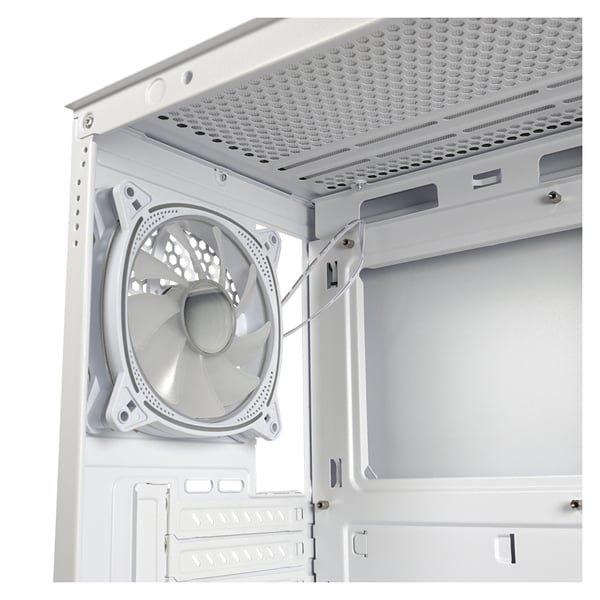 LC-Power LC-715W-ON datorväskor Midi Tower Vit
