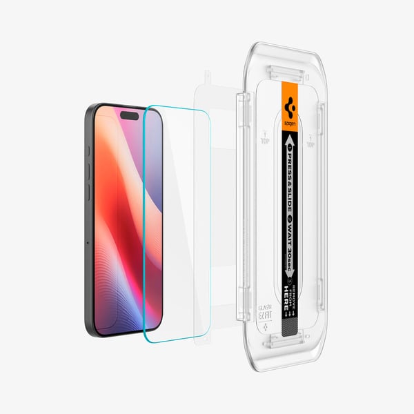 Pikkukuva 8 / 8: Spigen GLAS.tR EZ Fit Kirkas näytönsuoja Apple 2 kpl