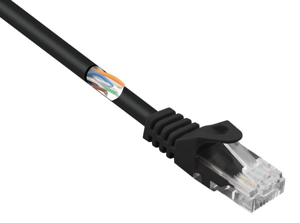 BASETech BT-1717480 netværkskabel Sort 10 m Cat5e U/UTP (UTP) Rund