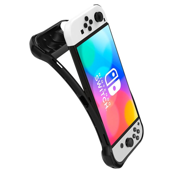 Pikkukuva 15 / 15: Spigen ACS04020 kannettavan pelikonsolin suojakotelo Suojus Nintendo Polykarbonaatti (PC), Termoplastinen polyuretaani (TPU) Musta